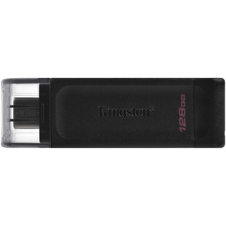 Флеш-накопичувач Kingston DT 70 128GB Type-C (DT70/128GB) - Black: фото 2 з 6