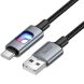 Кабель Hoco U144 USB to Type-C (3A, 1.2m) - Black (896455B). Фото 2 з 6