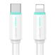 Кабель USAMS SJ735 Type-C to Lightning (30W, 2.4A, 1m) - White (896338W). Фото 1 из 13