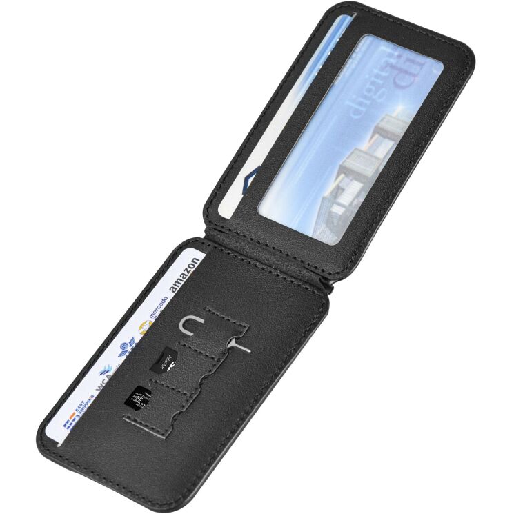 Кардхолдер WIWU MW-003 Mag Wallet Pro - Black: фото 6 из 14