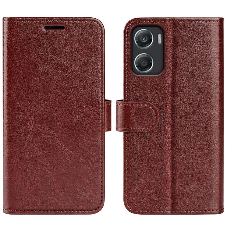 Класичний чохол-книжка Deexe Wallet Style для Motorola Moto G06 - Brown: фото 1 з 7