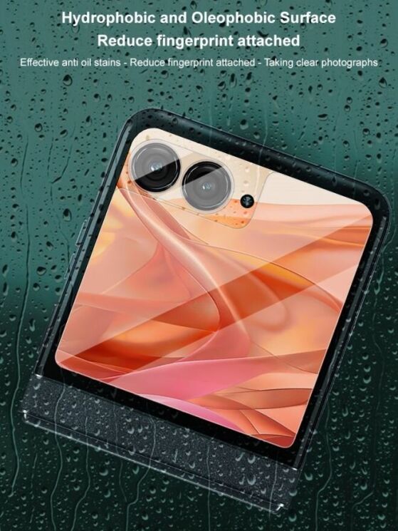 Комплект защитных стекол (на экран и камеру) IMAK Dual Guard для Motorola Razr 50: фото 8 из 11