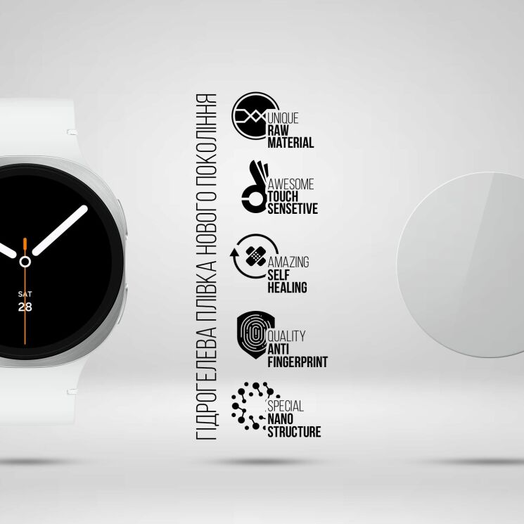 Комплект пленок (6шт) ArmorStandart Watch Film для Samsung Galaxy Watch 8 (44mm): фото 2 из 4