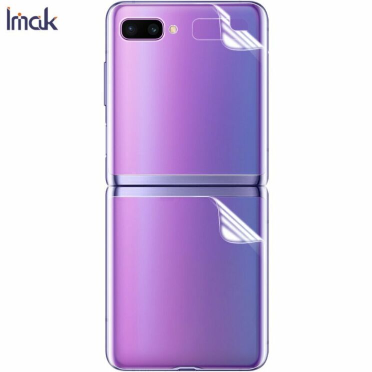 Комплект защитных пленок (на экран и заднюю панель) IMAK Soft Clearer Hydrogel Film для Samsung Galaxy Flip: фото 6 из 14
