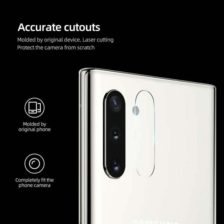 Комплект защитных пленок на камеру NILLKIN Ultra Clear для Samsung Galaxy Note 10+ (N975) : фото 7 из 15