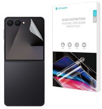 Комплект захисних плівок на зовнішній екран (2шт) RockSpace Explosion-Proof SuperClear для Samsung Galaxy Flip 7: фото 1 з 9