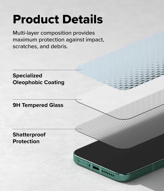 Комплект защитных стекол (2шт) Ringke Easy Slide Tempered Glass для Xiaomi 17 Ultra (8800328818996): фото 11 из 18