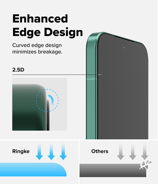 Комплект защитных стекол (2шт) Ringke Easy Slide Tempered Glass для Xiaomi 17 Ultra (8800328818996): фото 10 из 18