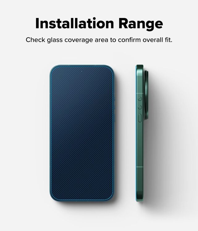 Комплект защитных стекол (2шт) Ringke Easy Slide Tempered Glass для Xiaomi 17 Ultra (8800328818996): фото 14 из 18