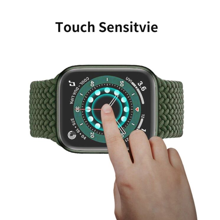 Комплект защитных пленок HAT PRINCE 3D Screen Protector для Apple Watch 44 mm - Transparent: фото 3 из 8