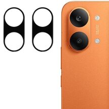 Комплект защитных стекол на заднюю камеру Deexe Black Lens Protector для Xiaomi Poco X8 Pro Max - Black: фото 1 из 6