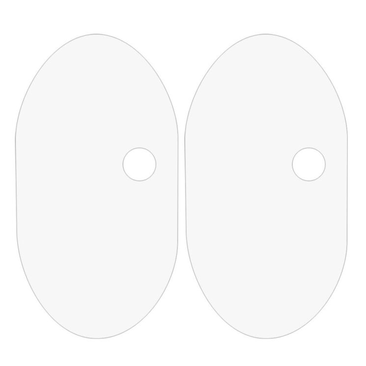 Комплект защитных стекол на заднюю камеру Deexe Camera Lens Protector для Honor 200 Pro - Crystal: фото 2 из 6