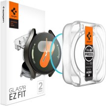 Комплект защитных стекол Spigen (SGP) Screen Protector EZ Fit Glas.tR (FW) для Samsung Galaxy Watch 7 (40mm): фото 1 из 11