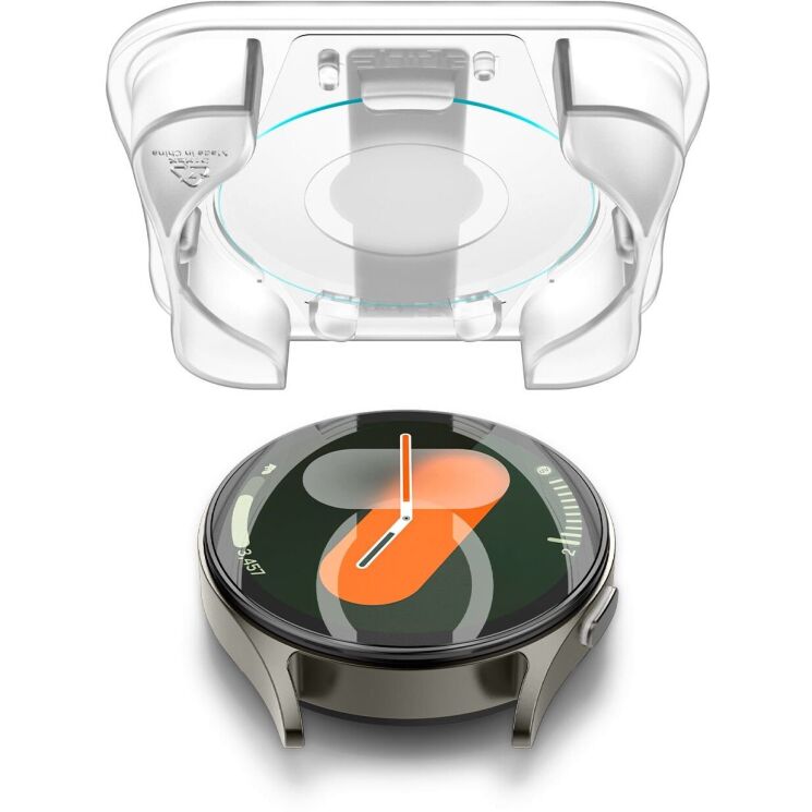 Комплект защитных стекол Spigen (SGP) Screen Protector EZ Fit Glas.tR (FW) для Samsung Galaxy Watch 7 (40mm): фото 3 из 11