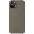 Кожаный чехол MELKCO Leather Case для Apple iPhone 14 - Grey (304599H)