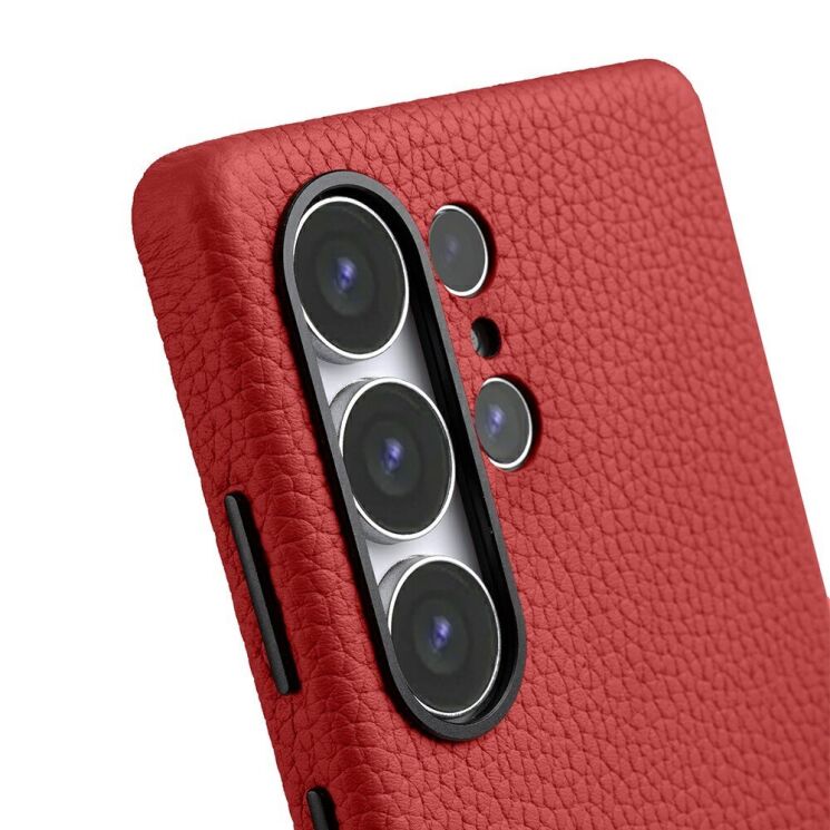 Кожаный чехол MELKCO Leather Case Magnetic для Samsung Galaxy S25 Ultra (S938) - Red: фото 5 из 10