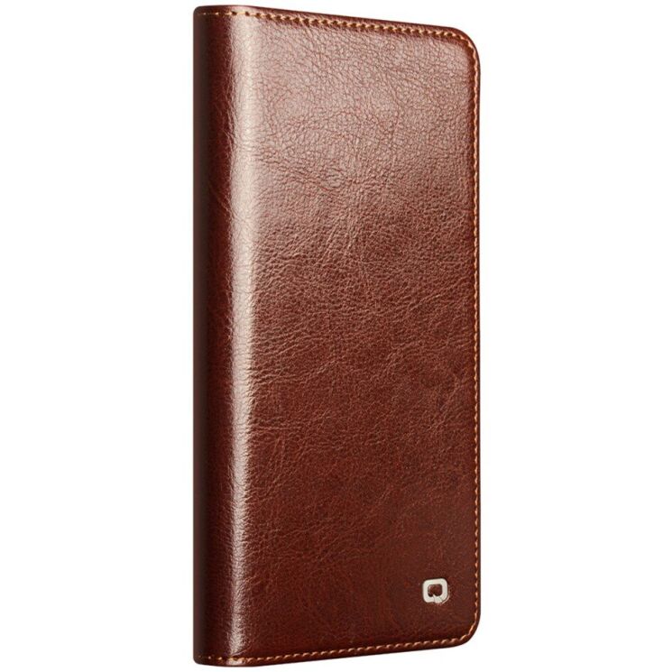 Кожаный чехол QIALINO Classic Case для Samsung Galaxy S25 Edge (S937) - Brown: фото 4 из 13