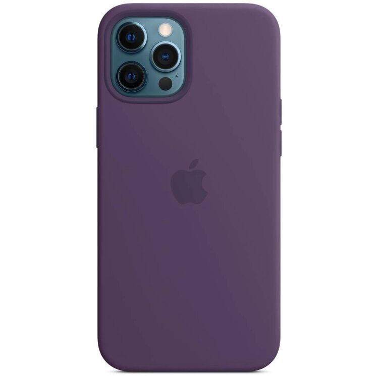 Оригинальный чехол MagSafe Silicone Case для Apple iPhone 12 Pro Max (MK083) - Amethyst: фото 1 из 4