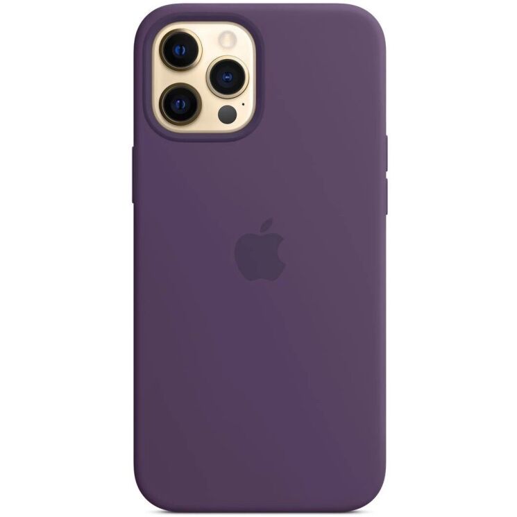Оригинальный чехол MagSafe Silicone Case для Apple iPhone 12 Pro Max (MK083) - Amethyst: фото 2 из 4