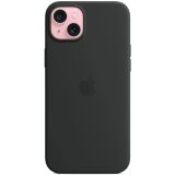 Оригинальный чехол Silicone Case with MagSafe для Apple iPhone 15 Plus (MT103) - Black: фото 1 из 5