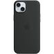 Оригинальный чехол Silicone Case with MagSafe для Apple iPhone 15 Plus (MT103) - Black (339765B). Фото 4 из 5