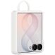 Оригінальний чохол Silicone Ring Magnet для Samsung Galaxy Flip 8 (EF-EF776CWEGUA) - White (423540W). Фото 5 з 5