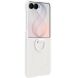 Оригінальний чохол Silicone Ring Magnet для Samsung Galaxy Flip 8 (EF-EF776CWEGUA) - White (423540W). Фото 1 з 5