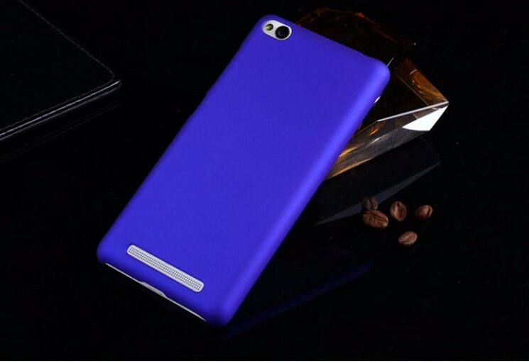 Пластиковый чехол Deexe Hard Shell для Xiaomi Redmi 3 - Dark Blue: фото 2 из 2