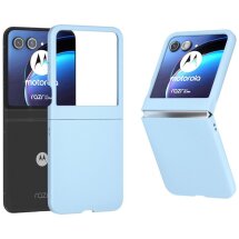 Пластиковый чехол Deexe Hard Shell (FF) для Motorola Razr 50 - Baby Blue: фото 1 из 7