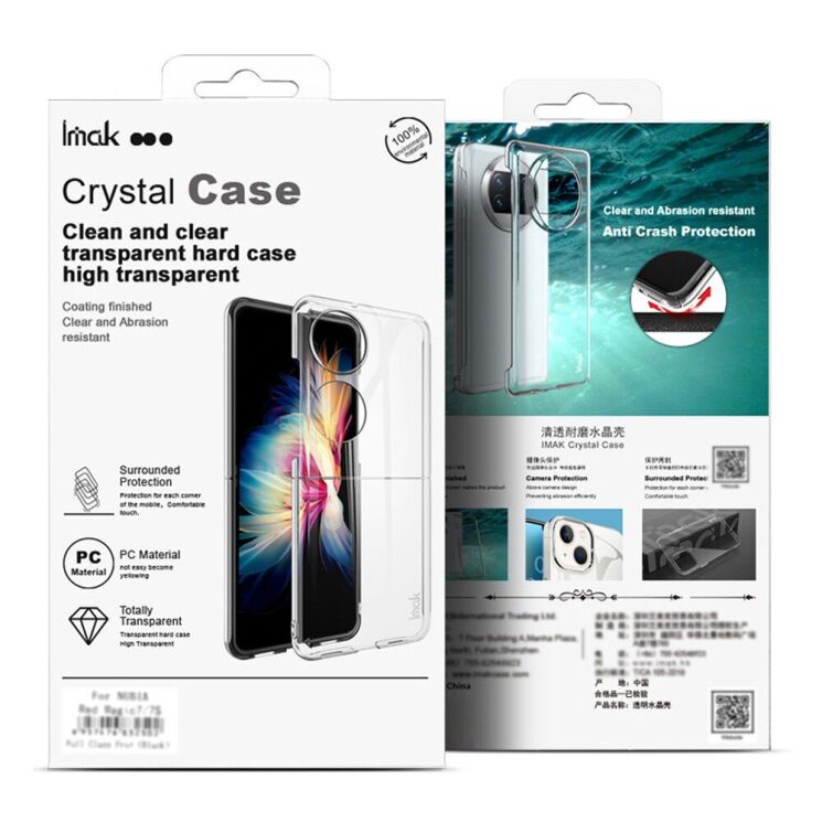 Пластиковый чехол IMAK Crystal II Pro для Nothing Phone (3a) Pro - Transparent: фото 8 из 10