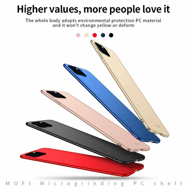 Пластиковий чохол MOFI Slim Shield для Apple iPhone 11 Pro Max - Blue: фото 3 з 9