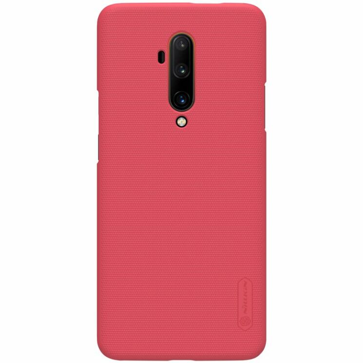 Пластиковий чохол NILLKIN Frosted Shield для OnePlus 7T Pro - Red: фото 2 з 20