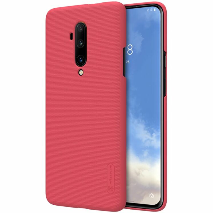 Пластиковий чохол NILLKIN Frosted Shield для OnePlus 7T Pro - Red: фото 1 з 20