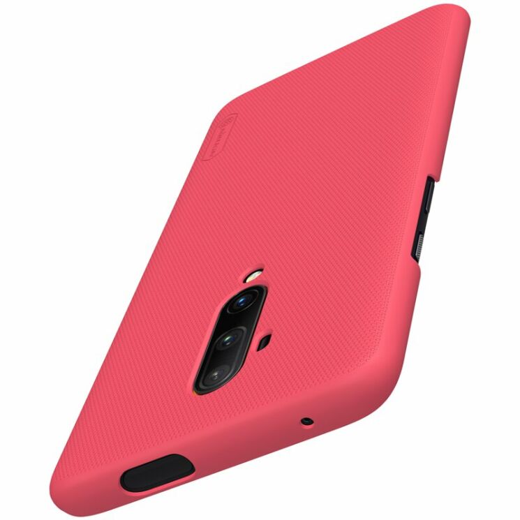 Пластиковий чохол NILLKIN Frosted Shield для OnePlus 7T Pro - Red: фото 6 з 20