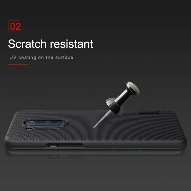 Пластиковый чехол NILLKIN Frosted Shield для OnePlus 8 Pro - Green: фото 16 из 19