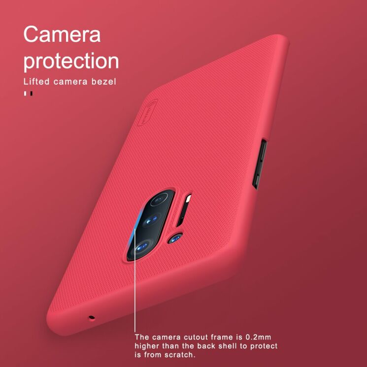 Пластиковый чехол NILLKIN Frosted Shield для OnePlus 8 Pro - Green: фото 18 из 19