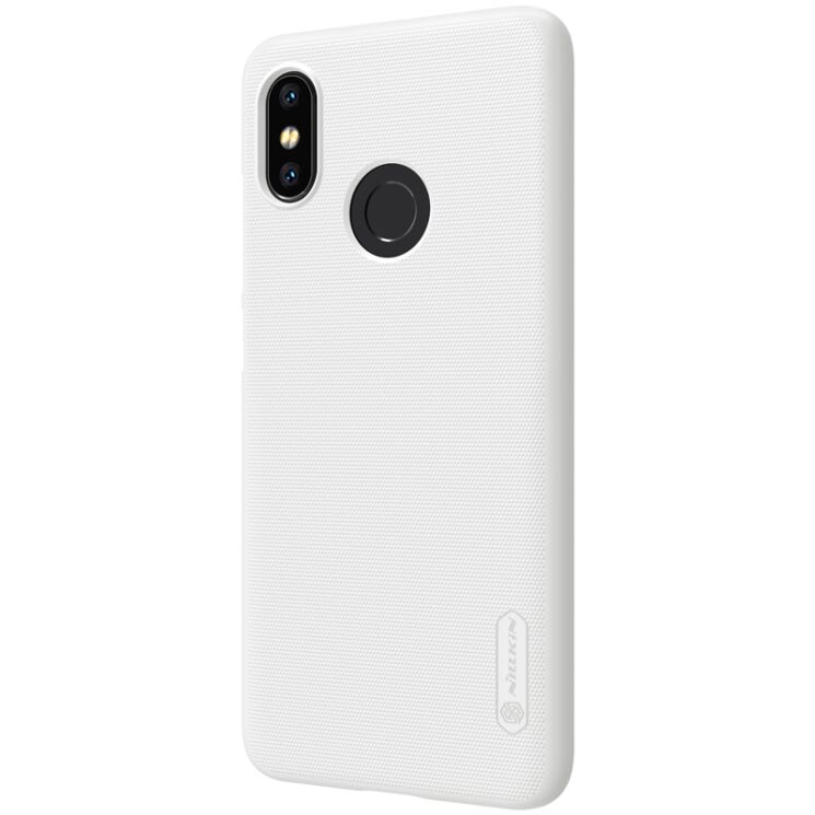 Пластиковый чехол NILLKIN Frosted Shield для Xiaomi Mi 8 - White: фото 5 из 13