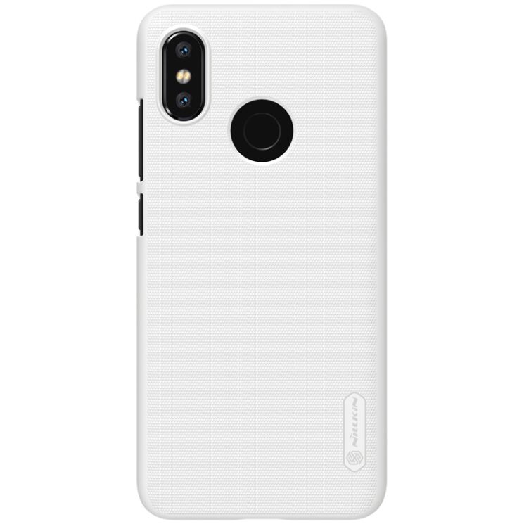 Пластиковый чехол NILLKIN Frosted Shield для Xiaomi Mi 8 - White: фото 2 из 13