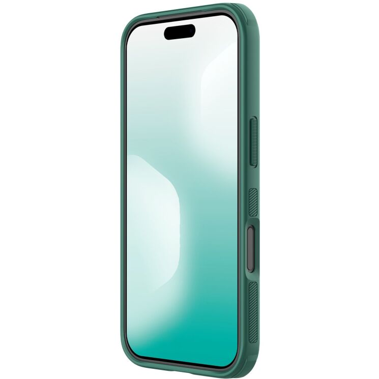 Пластиковий чохол NILLKIN Frosted Shield Pro для Apple iPhone 17 Pro - Green: фото 3 з 18