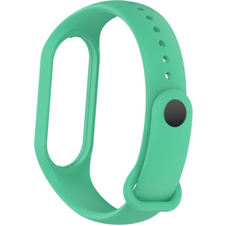 Ремешок ArmorStandart Silicone Strap для Xiaomi Mi Band 5 / Mi Band 6 / Mi Band 7 - Teal Green: фото 2 из 5