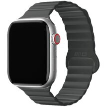 Ремешок Blueo Magnetic Silicone для Apple Watch 46 / 45 / 44 / SE 44 / 42 (Series 1-3) / Ultra / Ultra 2 - Black: фото 1 из 6