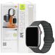 Ремешок Blueo Magnetic Silicone для Apple Watch 46 / 45 / 44 / SE 44 / 42 (Series 1-3) / Ultra / Ultra 2 - Black (371815B). Фото 2 из 6