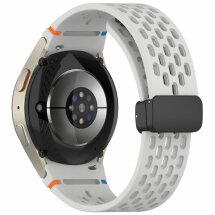 Ремінець Deexe Astra Strap для Samsung Galaxy Watch 4 / 4 Classic / 5 / 5 Pro / 6 / 6 Classic / 7 / FE - Light Grey: фото 1 з 7
