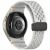 Ремешок Deexe Astra Strap для Samsung Galaxy Watch 4 / 4 Classic / 5 / 5 Pro / 6 / 6 Classic / 7 / FE - Light Grey: фото 1 из 7