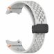 Ремінець Deexe Astra Strap для Samsung Galaxy Watch 4 / 4 Classic / 5 / 5 Pro / 6 / 6 Classic / 7 / FE - Light Grey (358122LH). Фото 4 з 7