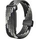 Ремешок Deexe Braided Loop для Google Fitbit Air - Black / Brown (258018BZ). Фото 1 из 2