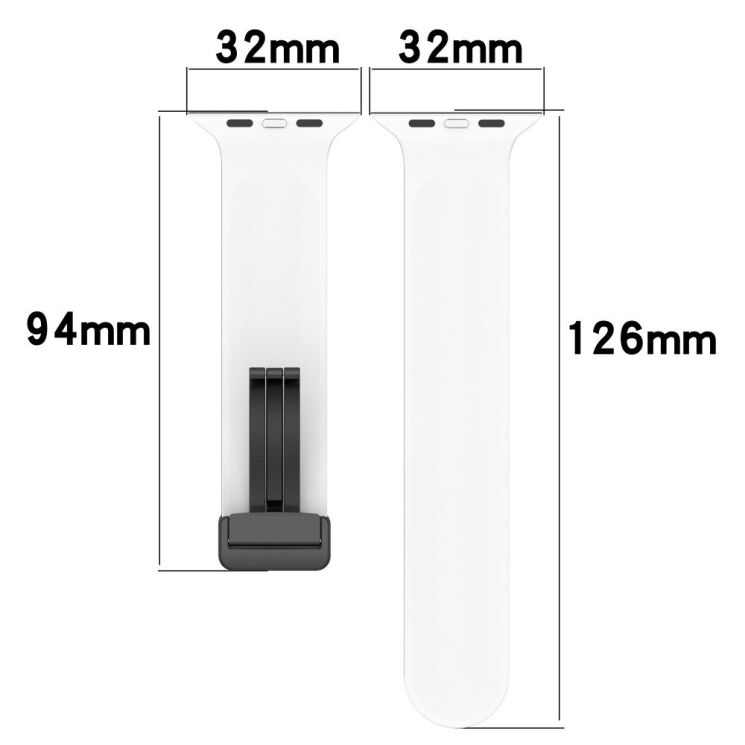 Ремешок Deexe Color Soft Line для Apple Watch 42 (Series 10) / 41 / 40 / SE 40 / 38 - Olive Green / Black: фото 6 из 7