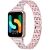 Ремінець Deexe Crystal Design для Samsung Galaxy Fit 3 - Rose Pink: фото 1 з 6