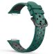Ремешок Deexe Dot Color для Huawei Watch Fit 2 - Black / Green (301502BG). Фото 4 из 6