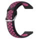 Ремешок Deexe Dual Color для Samsung Galaxy Watch 3 (41mm) - Black / Rose (235406H). Фото 1 из 5
